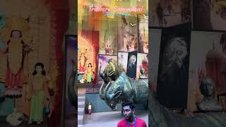 Tridhara Sammilani durga puja 2024 🛕  📍Deshapriya parkKolkata  DK 🕉️ [upl. by Ahasuerus]