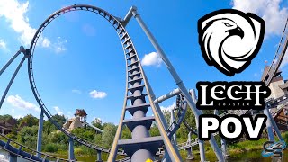 Lech Coaster Front Row POV Legendia Vekoma Bermuda Blitz [upl. by Redmer]