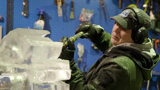 Aaron Costic and the art behind Medinas Ice Festival [upl. by Rockwell]