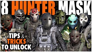 HOW TO UNLOCK ALL 8 SECRET HUNTER MASKS FROM WARLORDS OF NEW YORK  THE DIVISION 2 [upl. by Annaiek599]