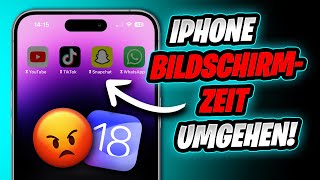 iPhone Bildschirmzeit umgehen in 2024  SO EINFACH GEHT´S 🤫✅ [upl. by Amerigo]