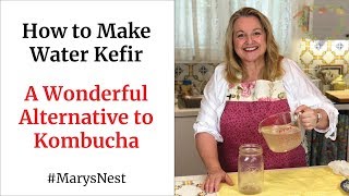 How to Make Water Kefir  A Probiotics Rich Fermented Drink for Good Gut Health [upl. by Neyugn246]