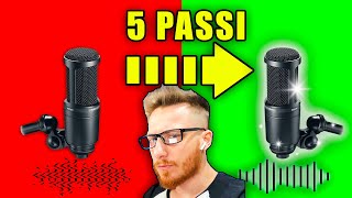 VOCE PERFETTA in 5 PASSI  Come settare il microfono [upl. by Trescha93]