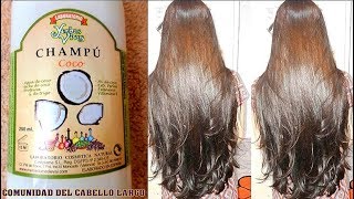 💦🥥RESEÑA DE SHAMPOO DE COCO ORGÁNICO para cabello seco y frizz y como hacerlo casero [upl. by Inahpets802]