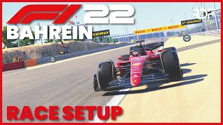 F1 22 Bahrein Race Setup [upl. by Aynatahs640]