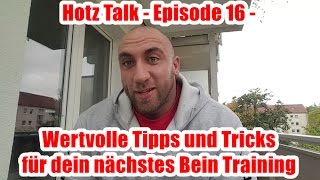 Hotz Talk  Episode 16  Bein Training Tipps und Tricks [upl. by Trina]