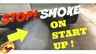 How To STOP a Car or Truck From SMOKING at STARTUP [upl. by Ahcsim625]