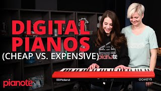 Does Price Matter Cheap vs Expensive Digital Pianos [upl. by Baptiste105]