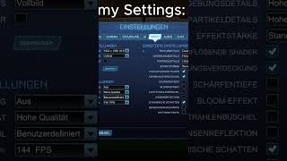 MY Rocket League Settings [upl. by Nyleuqcaj144]