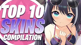 osu Top 10 Clean Skins Compilation [upl. by Arabrab371]