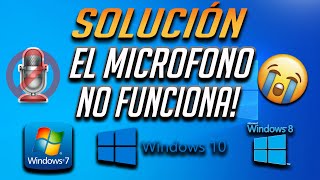 Mi quotMicrofono No Funcionaquot  Mi quotPC No Reconoce el Microfonoquot en Windows 1087 5 Soluciones 2025 [upl. by Rudolfo]