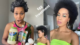 DIY Egg Mayo Honey amp Olive oil Hair TREATMENT For Deep Conditioning amp Growth  Natural Hair [upl. by Finkelstein]