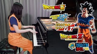 DRAGON BALL PIANO MEDLEY  30000 Subscribers Special  Rus Piano [upl. by Oinotnas732]