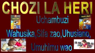 Chozi la heri  Wahusika  Kuwafahamu Sifa zao uhusiano wao na umuhimu wao Katika riwaya [upl. by Gwyn]