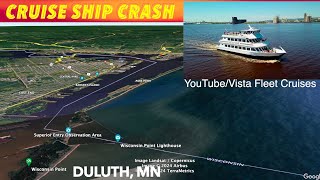 BREAKING NEWS Cruise Ship Crash In Duluth [upl. by Fonz]