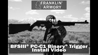 Franklin Armory® PCC1 Install Video [upl. by Norwood]