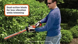 Black amp Decker 40V MAX Lithium hedge trimmer review [upl. by Sudnac645]