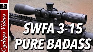 SWFA 315x42 Scope Review Tactical Mil quad FFP [upl. by Ahsekyw]