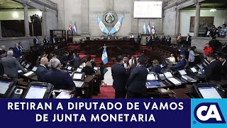 Congreso remueve a Duay Martínez como representante ante Junta Monetaria [upl. by Ahsiaa]