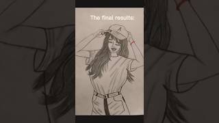 Easy girl drawing tutorial for beginners 🫠👀art ytshorts satysfying [upl. by Jo-Ann]