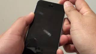 iPhone SE How to Turn the Phone On  Off [upl. by Cassie]