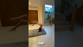 New flexibility challenge in gymnastics Cartwheel bridge roll [upl. by Hathaway]