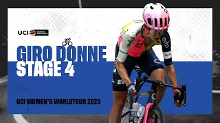 2023 UCIWWT Giro dItalia Donne  Stage 4 [upl. by Aneladgam]