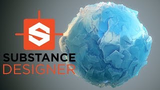 Substance Designer  Stylized Ice Material [upl. by Hermosa]