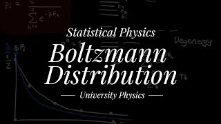 Statistical Physics  The Boltzmann Distribution [upl. by Vacuva]