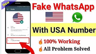 How to Create Fake Whatsapp Account with International Number 2020 Working 100 FREE [upl. by Meredith]