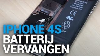 iPhone 4s batterij vervangen  Fixjenl [upl. by Norad]