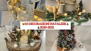 🎅🏻 10 Christmas decorazioni  idee  fai da te 20212022 🎄  NATALE I ❄️ [upl. by Laurance]