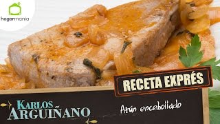 Receta Exprés Atún encebollado [upl. by Seaman]