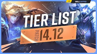 NEW TIER LIST for PATCH 1412  League of Legends [upl. by Lebam119]