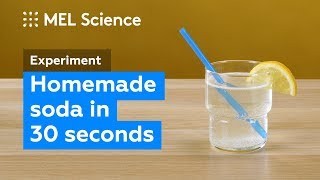 How to make a fizzy drink at home in 30 seconds DIY Experiment [upl. by Nura969]