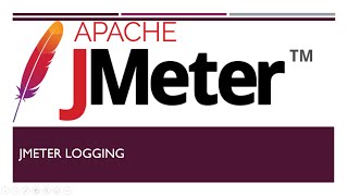 Jmeter Tutorial  Jmeter Logging  How to print logs in Jmeter [upl. by Aimerej]