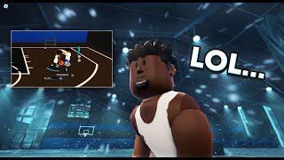 I USED A 999 BLOCK RATING TO TROLL THIS DUDE  ROBLOX HOOP CITY [upl. by Alamak]