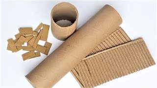 5 Wonderful DIY From Waste Material  Easy and Useful Cardboard Roll Craft [upl. by Abramo]