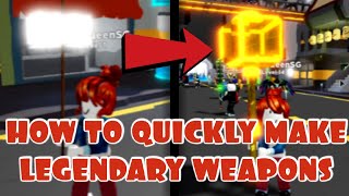 How To Quickly Make Legendary Weapons In Blade Quest On Roblox [upl. by Let967]