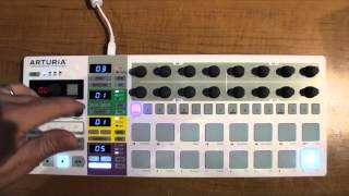 BeatStep Pro Drum sequencer [upl. by Hazlip789]