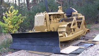 Restored Cat d4 7U Bulldozer detail walk around video [upl. by Ahseena256]