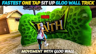 2024 Fastest Gloo Wall Trick In Free Fire  One Tap  Fast Gloo Wall Tricks  Thats No Talk About [upl. by Desiri]