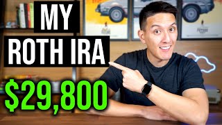 Revealing My Roth IRA Portfolio  How To Pick Investments for YOUR Roth IRA 2022 [upl. by Wesley292]