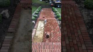 Prostone Masonry restoration of old brick walkway [upl. by Jahdai523]