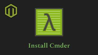 Install Cmder [upl. by Inaffyt]