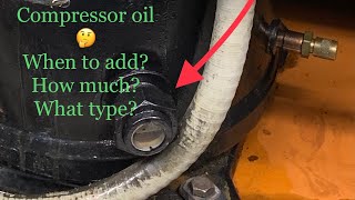 HOW  WHEN TO ADD OIL TO AIR CONDITIONING COMPRESSOR [upl. by Worrell736]