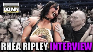 RHEA RIPLEY INTERVIEW  Elimination Chamber 2024  DUTR [upl. by Frangos]