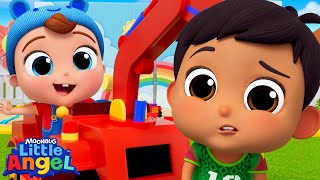 Baby John Goes to School  Little Angel Kids Songs amp Nursery Rhymes [upl. by Leahcim]