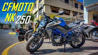 Probando la Nueva CFMOTO NK 250 V2  ¿Vale la pena 🏍️🔥 [upl. by Kevon]