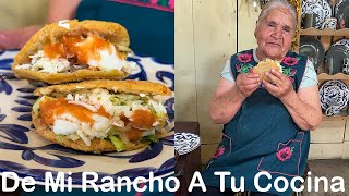 Gorditas De Masa De Chicharron De Mi Rancho A Tu Cocina [upl. by Gnivre]